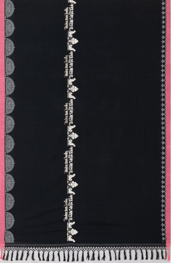 Tangail Cotton Saree With Tassel