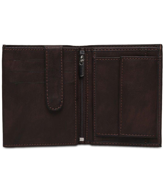 samtroh - Brown PU Men's Regular Wallet ( Pack of 1 ) - Brown