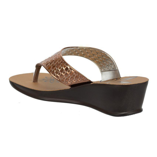 Aerowalk - Bronze Women's Slip On Heels - None