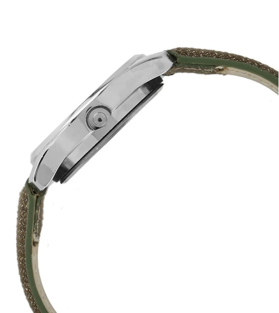 David Miller Green Dial Green Fabric Strap Mens Watch - DMRCW4