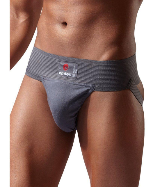 Omtex Grey Gym Supports Gym Accessories/ Gym Essentials - XS