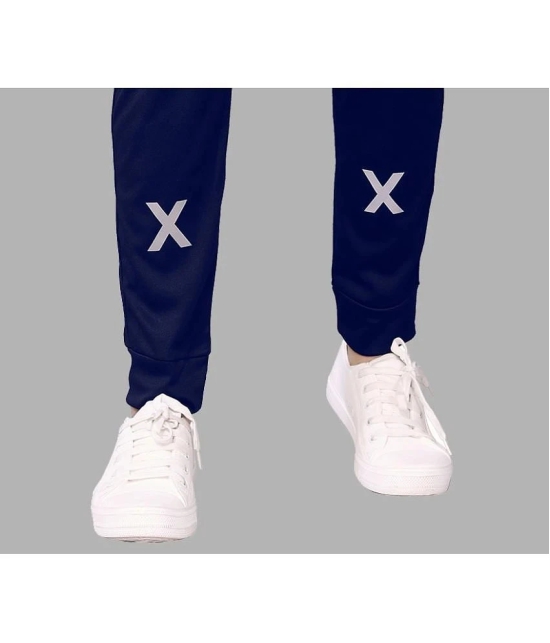 Anand Navy Blue Lycra Mens Joggers ( Pack of 1 ) - None