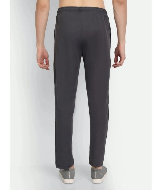 Zeffit - Grey Lycra Mens Trackpants ( Pack of 1 ) - None