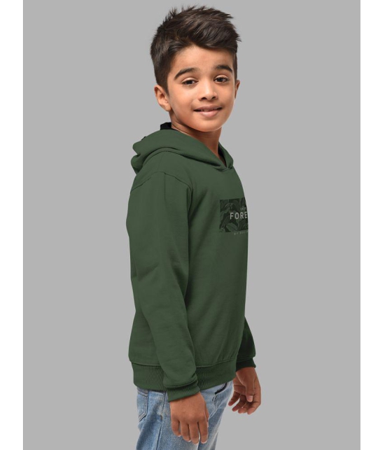 HELLCAT - Olive Cotton Blend Boys Sweatshirt ( Pack of 1 ) - None