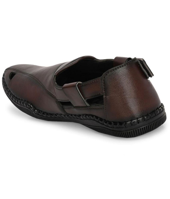 Bucik - Brown Mens Sandals - None