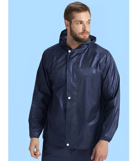 AKTIF Navy Polyester Mens Rain Suit ( Pack of 1 ) - M