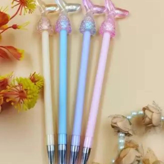 Cute Mermaid Tail Topper Pencil for Kids