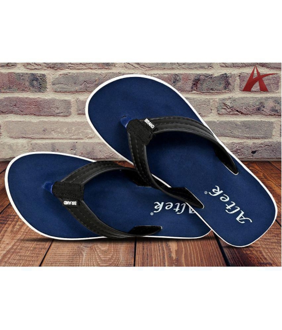 Altek - Navy Mens Thong Flip Flop - None