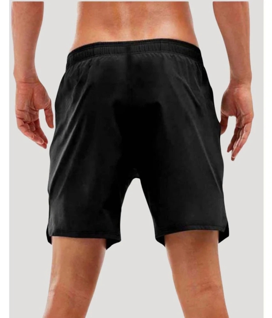 Forbro Black Polyester Lycra Mens Outdoor & Adventure Shorts ( Pack of 1 ) - None