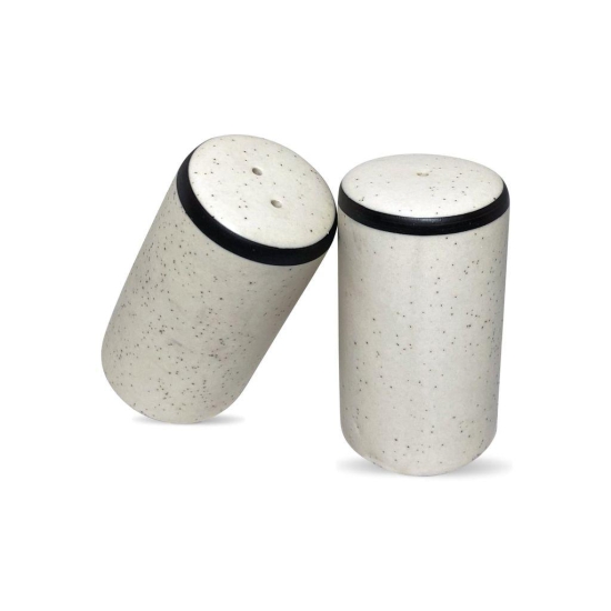 Ceramic Dining Matte White Ceramic Salt & Pepper Shaker