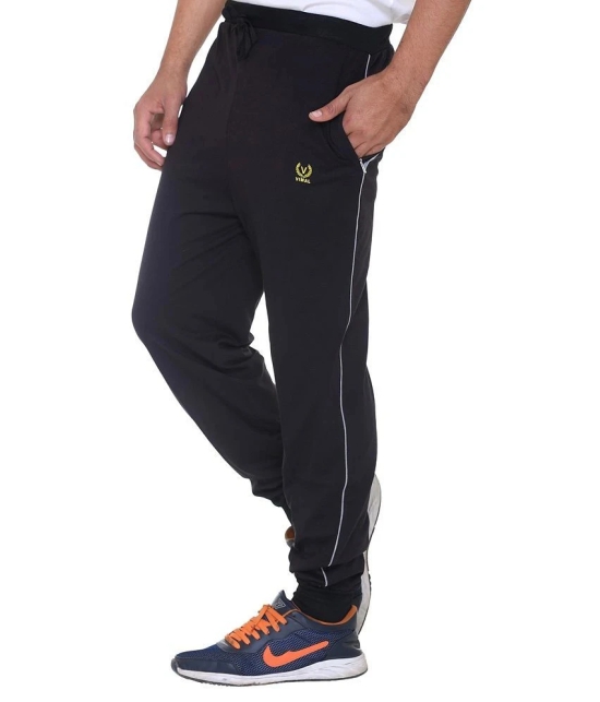 Vimal Jonney Black Cotton Blend Trackpants Pack of 1 - XXL