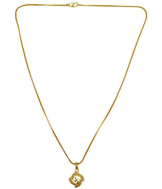 gilher - Golden Pendant ( Pack of 1 ) - Golden