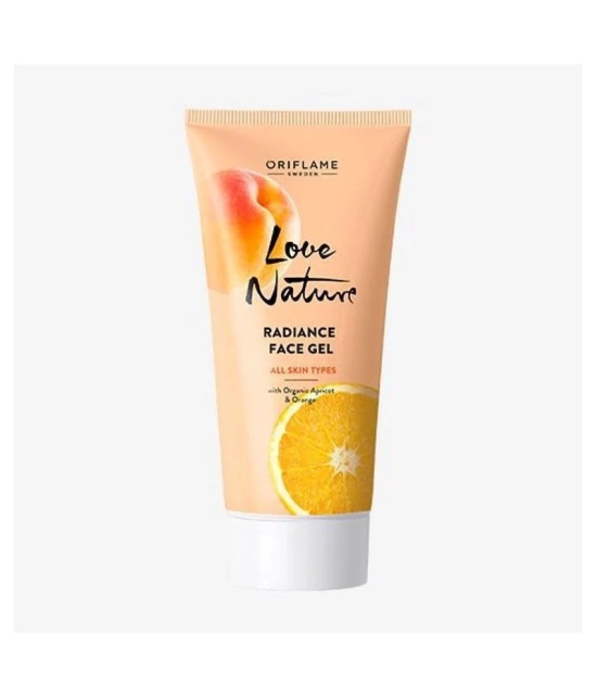 LOVE NATURE Radiance Face Gel with Organic Apricot & Orange Cleanser 50 mL