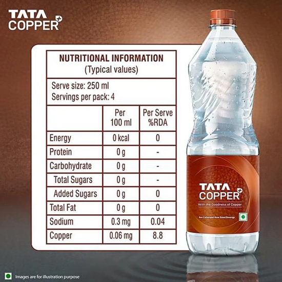 Tata Copper+, 1 L Bottle