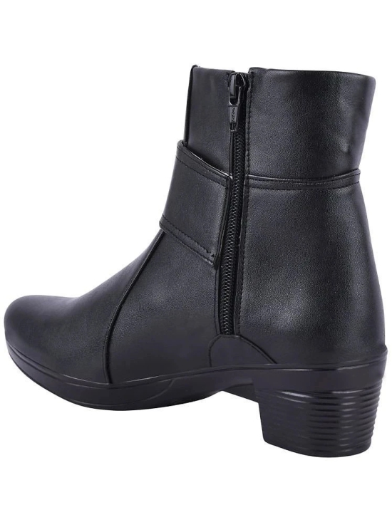 Shoetopia Black Womens Ankle Length Boots - None