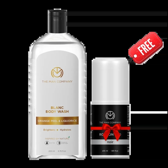 Blanc Body Wash | Orange Peel & Liquorice (200ml) Body Wash and Free Body Lotion