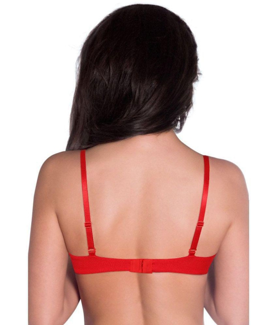 Amante Polyamide Push Up Bra - Red Single - 36B