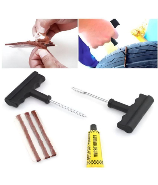 HOMETALES Tubeless Tyre Puncture Repair Kit Less than 5 Strips