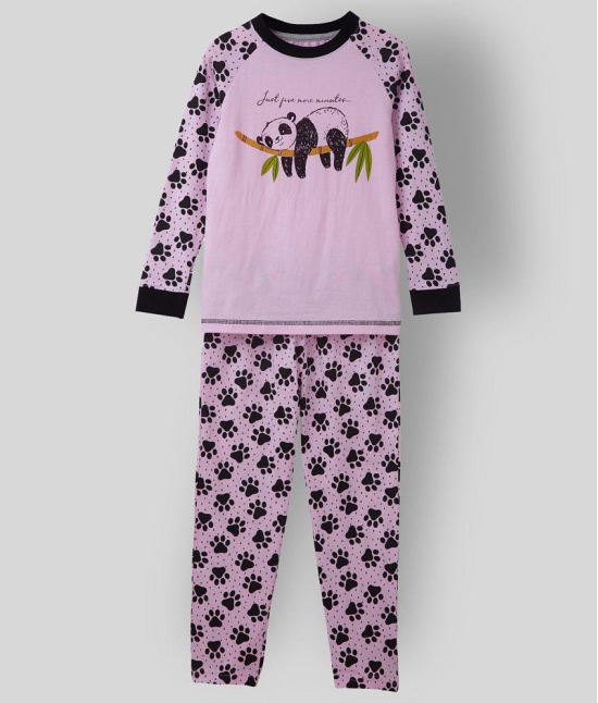 Cub Mcpaws - Multi Color Cotton Blend Girls Night Suit Set ( Pack of 1 ) - None