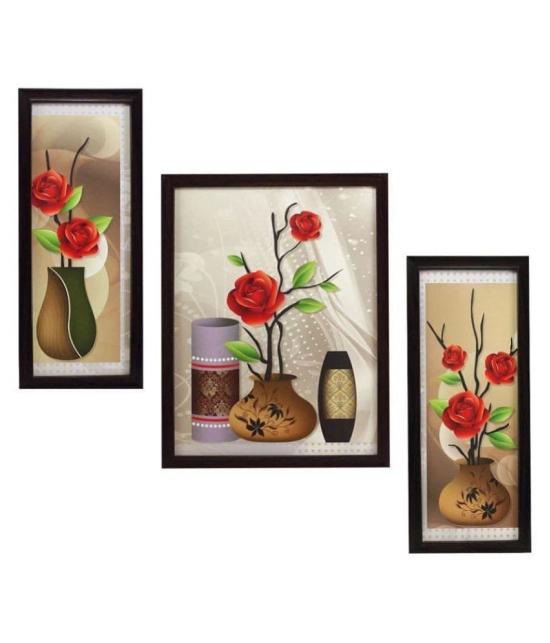 Indianara - Floral Painting With Frame