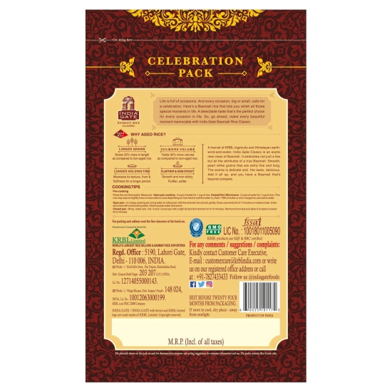 India Gate Basmati Rice Classic, 1 Kg