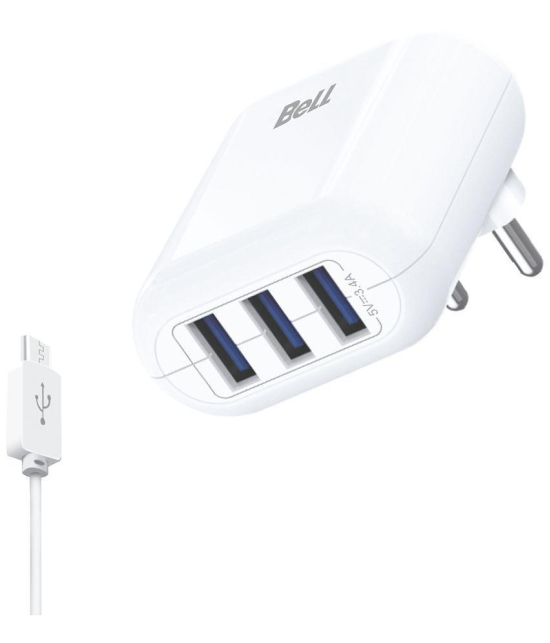 Bell - USB 3.4A Travel Charger - White