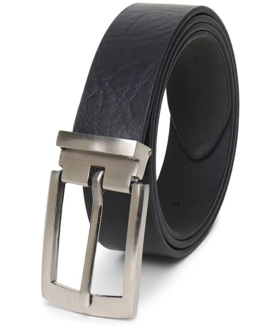 samtroh - Black Leather Mens Casual Belt ( Pack of 1 ) - None