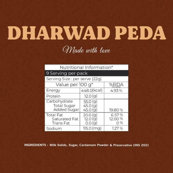 Lynk Dharwad Peda Authentic Indian Sweet Made with Milk Solids. Classic Dharwad Delight for Festive Joy! Perfectly Sweet Moments in Every Piece. Freshness Guaranteed. Order Now