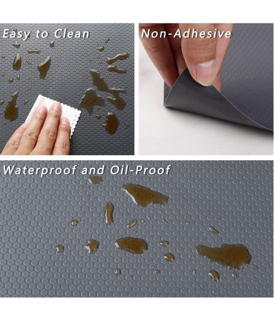 EASYHOME Multipurpose ( 60 cm X 5 m) EVA Anti-Slip Mat Liners For Bathroom, Kitchen, Fridge & Table Mat- Grey (60cmx500cm)