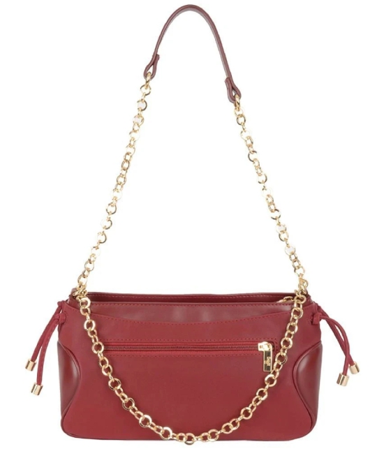 Baggit Red PU Handheld - Red