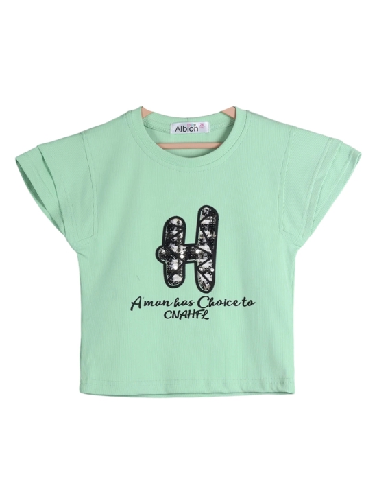 ALBION KIDS APPAREL LOLIPOPZ GREEN TOP