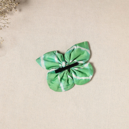 Handmade Fabric Butterfly Hair Clip 02