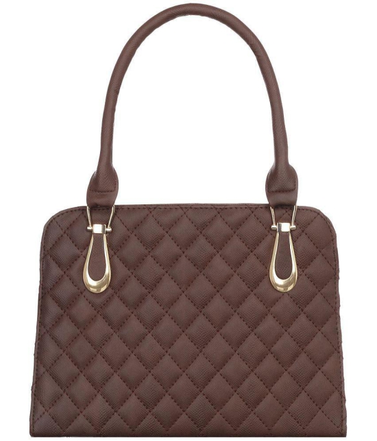 Naples - Brown PU Shoulder Bag - Brown