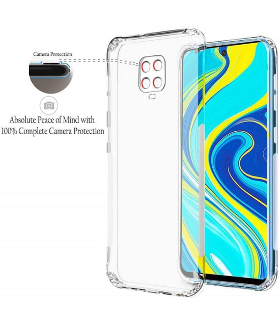 Case Vault Covers - Transparent Silicon Silicon Soft cases Compatible For POCO M2 Pro ( Pack of 1 ) - Transparent