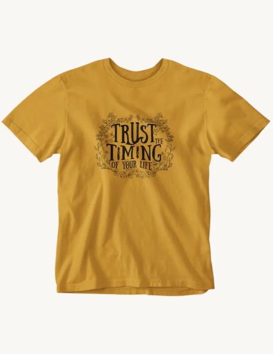 Trust the timing of your life - Unisex Oversized T-shirt