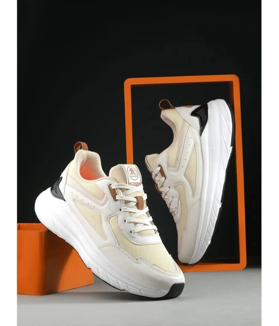 OFF LIMITS BRAZIL Cream Mens Sports Running Shoes - None