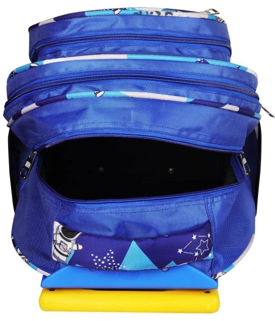 Da Tasche 25 Ltrs Blue Trolley Bag for Unisex