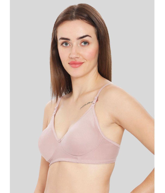 ILRASO - Purple Cotton Non Padded Women's T-Shirt Bra ( Pack of 1 ) - None