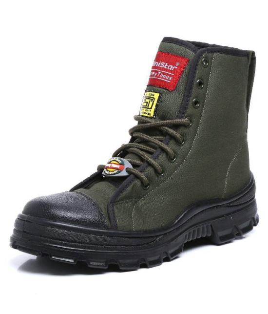 UniStar Olive Hiking & Trekking Boot - 5