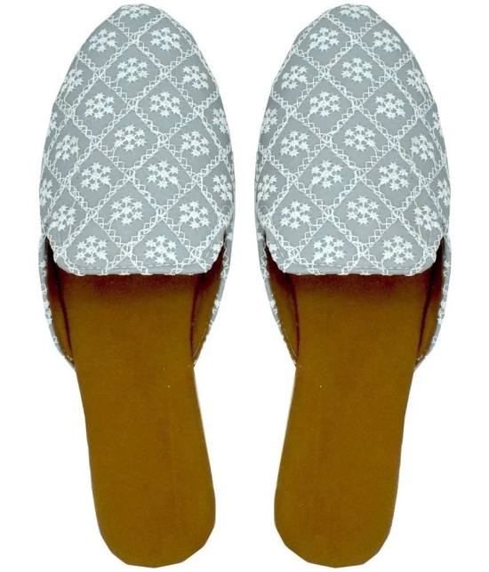 Anjaneya Creations - Gray Womens Mules - None