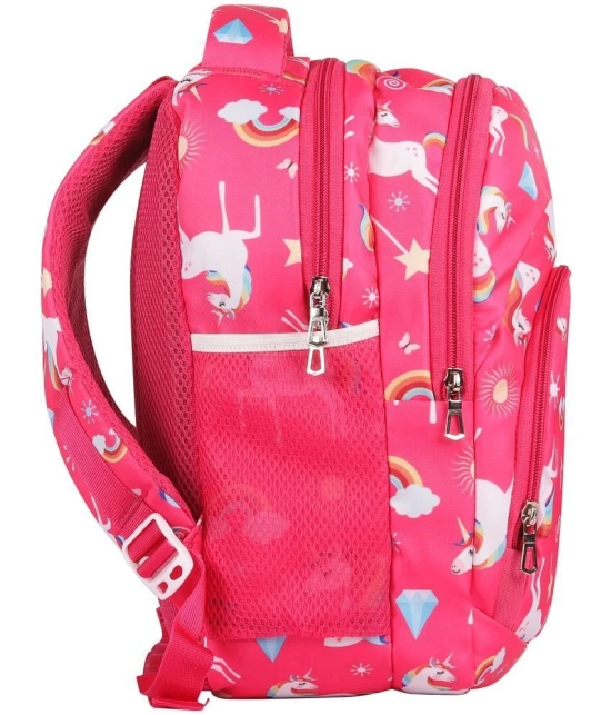 Da Tasche Pink Polyester Backpack For Kids