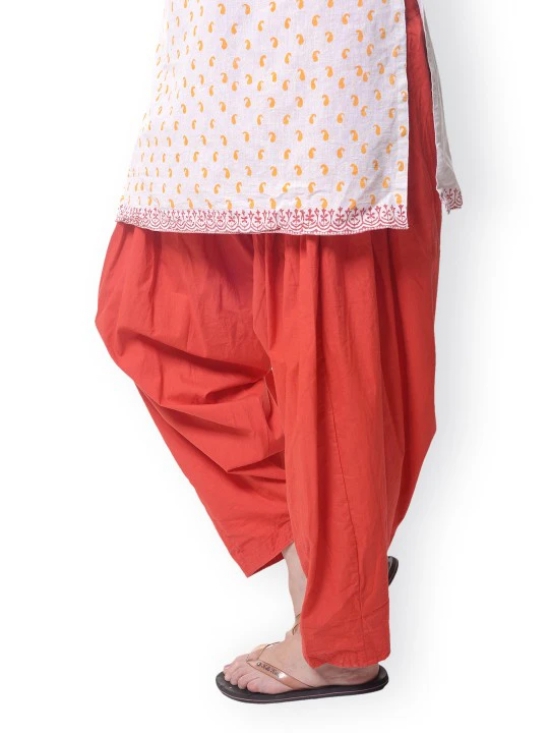 Women White Patiala Pants