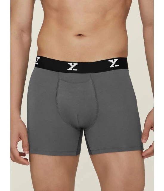 XYXX Modal Mens Trunks ( Grey Melange ) - None