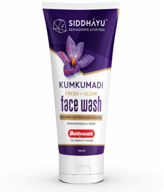 Siddhayu Kumkumadi Fresh Glow (From Baidyanath) Natural Face Wash, For all Skin Types - 100ML