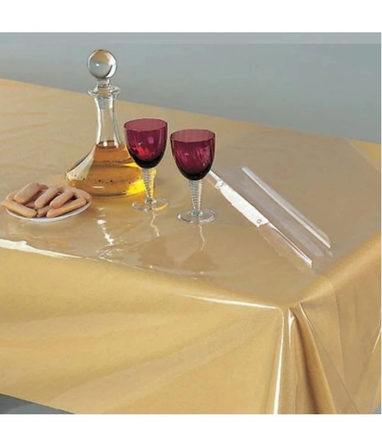 Casa Furnishing 6 Seater Transparent PVC Single Table Covers