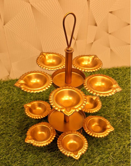 Metal Urli Oil Diya Stand