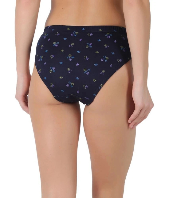 Dollar Multi Color Womens Panty Cotton Printed Womens Hipster ( Pack of 3 ) - None