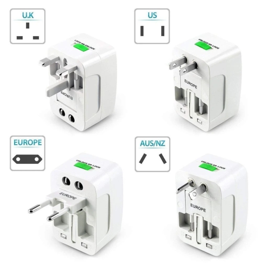 smart Multiplug Multipin International Usb Travel Adapter plug charger