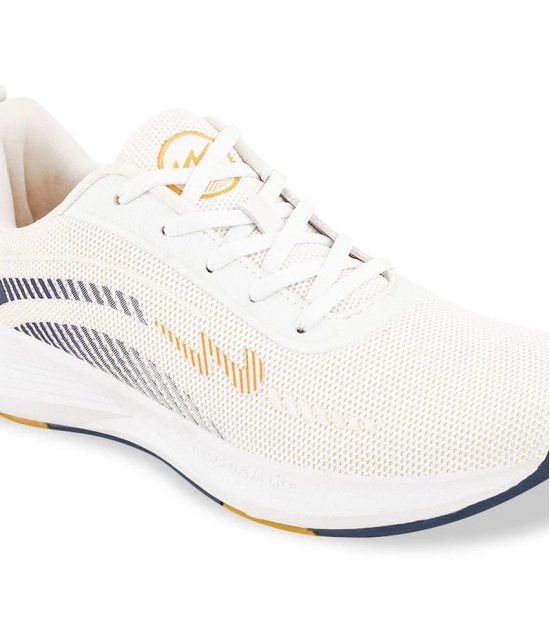 Campus - BURTON Off White Mens Sports Running Shoes - None