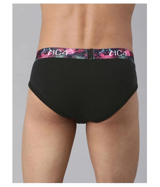 IC4 - Multicolor Cotton Blend Mens Briefs ( Pack of 2 ) - L